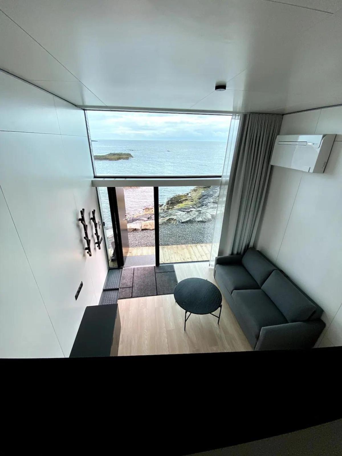 High End Sea Cabins At A In Lofoten Moskenes Exterior foto